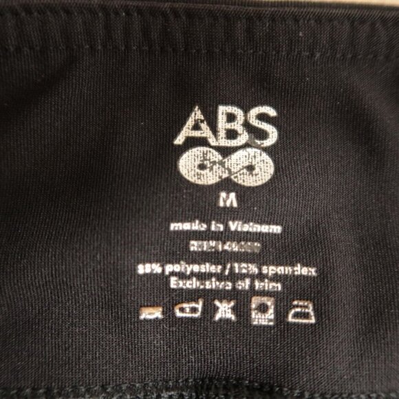 ABS Leggings Compression Heather Pink Yoga Allen Schwartz Women's Size Medium - Picture 12 of 12